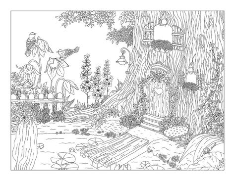 Enter a World of Myth and Wonder with Magical Forest Coloring Pages